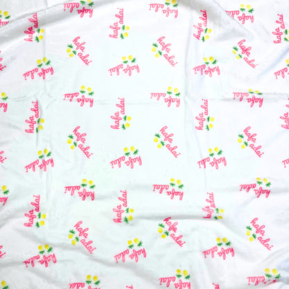 Plush Blanket Hafa Adai Pineapple