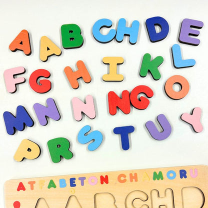 Atfabeton CHamoru Wood Puzzle