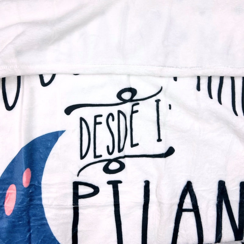 Plush Blanket ILY to the Moon & Back