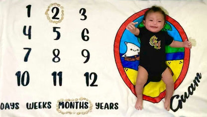 Milestone Blanket ILY to the Moon & Back